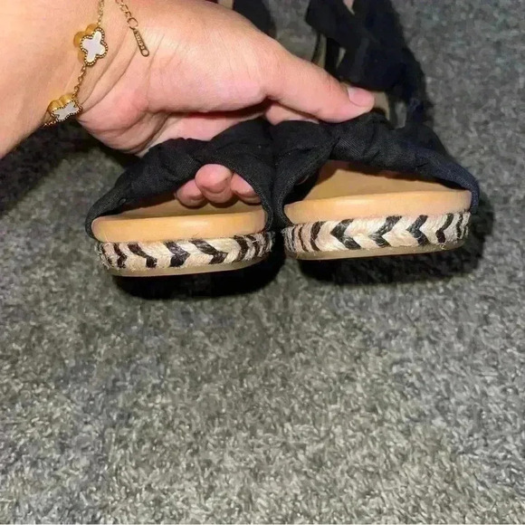 UGG Women's Yarrow Canvas Wedge Sandal Sz 6.5 - Picture 5 of 8